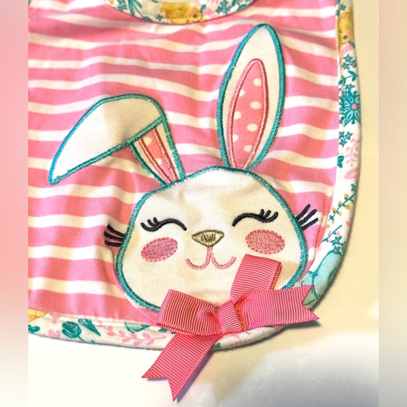 Rare Editions Easter Bunny Bib - Picture 2 of 6